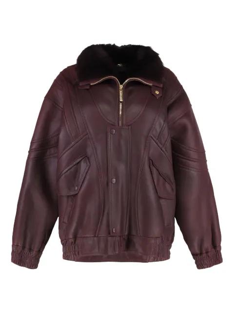 leather jacket by ALBERTA FERRETTI