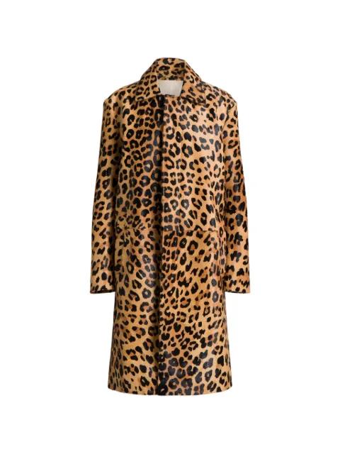 leopard print coat by ALBERTA FERRETTI