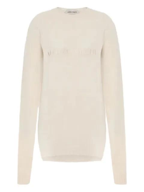 logo-embroidered sweater by ALBERTA FERRETTI