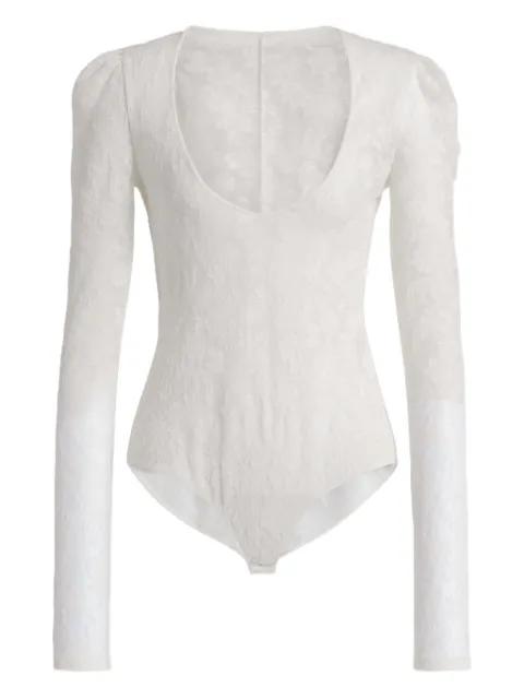 long-sleeve wool body by ALBERTA FERRETTI