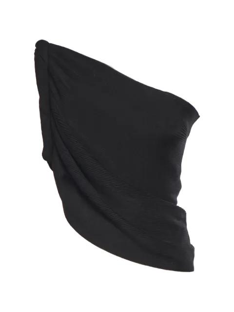 one-shoulder draped top by ALBERTA FERRETTI