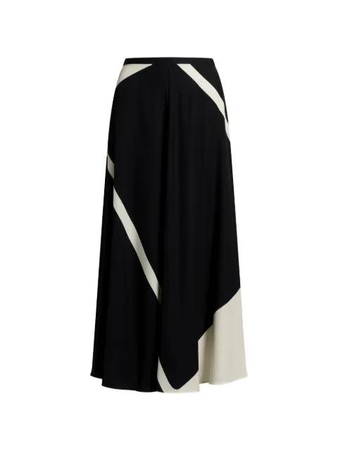 panelled midi skirt by ALBERTA FERRETTI