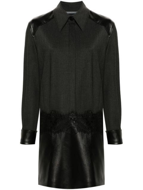 panelled shirt-dress by ALBERTA FERRETTI