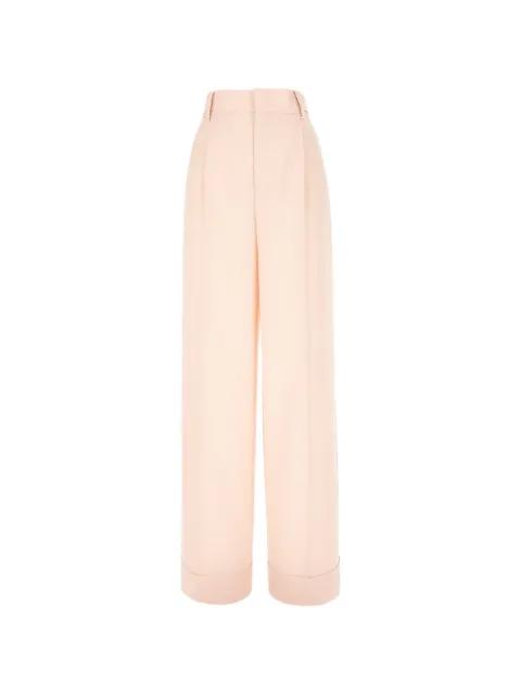 pocket cuffed trousers by ALBERTA FERRETTI