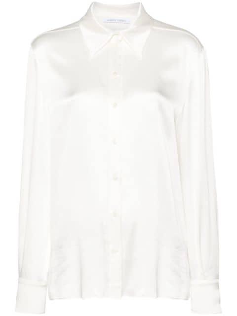 pointed-collar shirt by ALBERTA FERRETTI