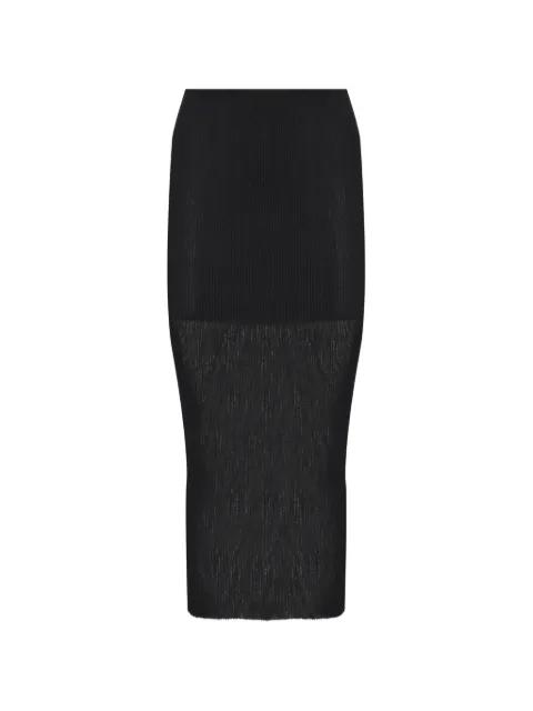 ribbed-knit skirt by ALBERTA FERRETTI