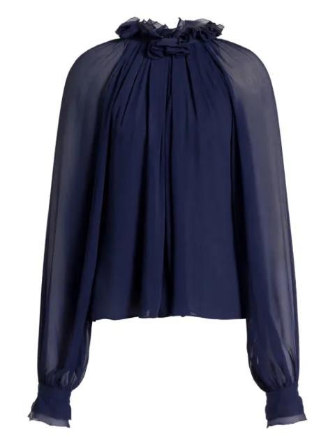 ruffled blouse by ALBERTA FERRETTI