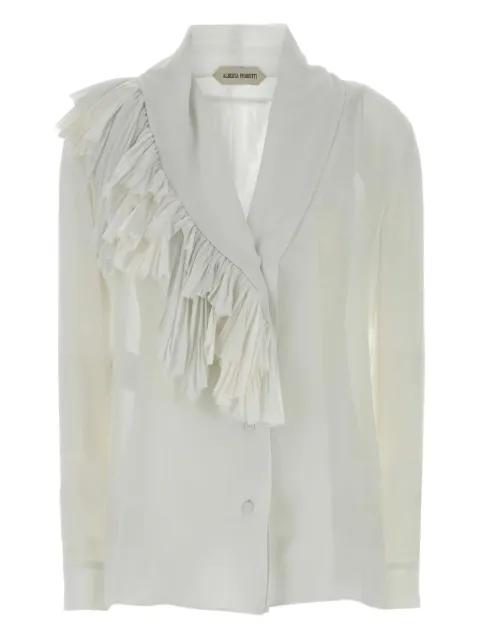 ruffled blouse by ALBERTA FERRETTI