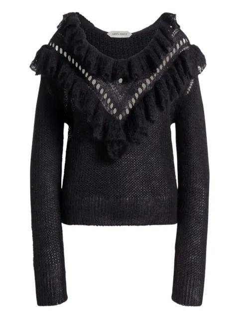 ruffled knitwear by ALBERTA FERRETTI