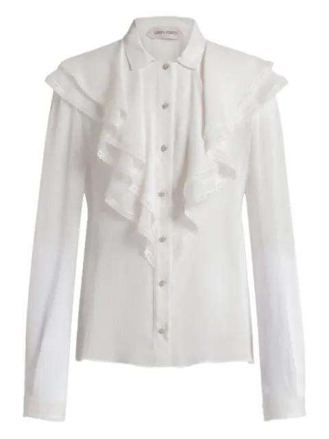 ruffled shirt by ALBERTA FERRETTI