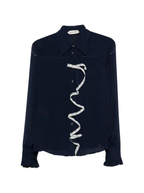 ruffled shirt by ALBERTA FERRETTI