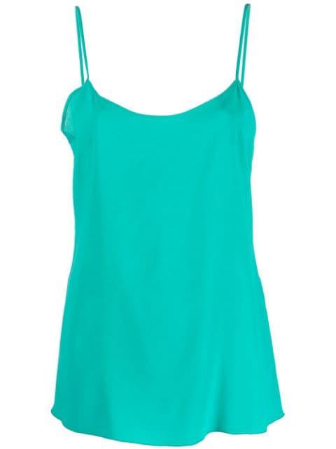 satin-effect camisole top by ALBERTA FERRETTI