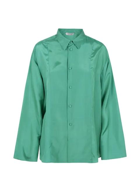 satin-finish silk shirt by ALBERTA FERRETTI