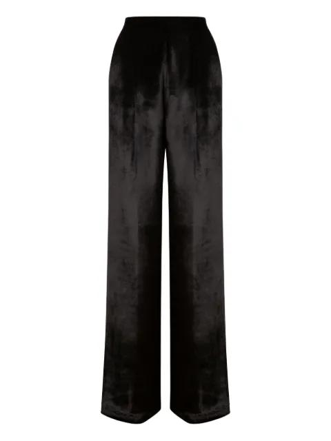 satin high-waisted trousers by ALBERTA FERRETTI