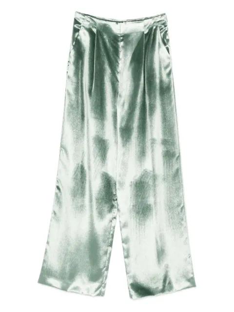 satin trousers by ALBERTA FERRETTI