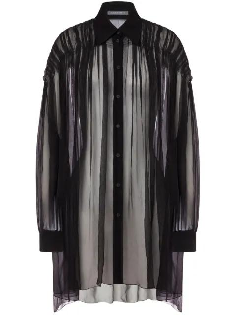 semi-sheer shirt by ALBERTA FERRETTI