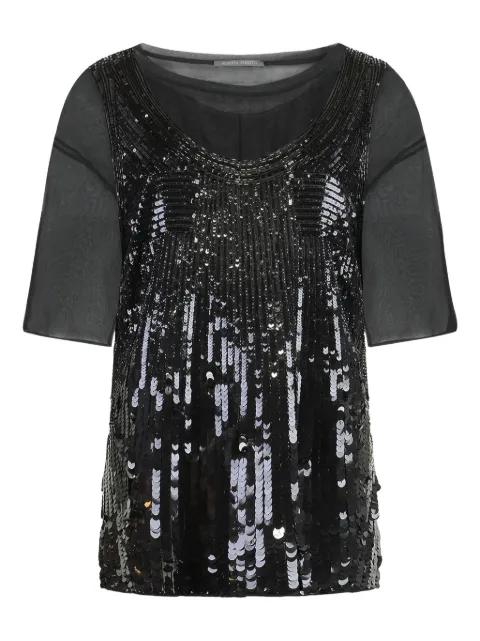 sequin-embellished shirt by ALBERTA FERRETTI