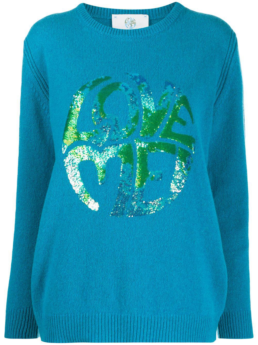 sequin embroidered jumper by ALBERTA FERRETTI