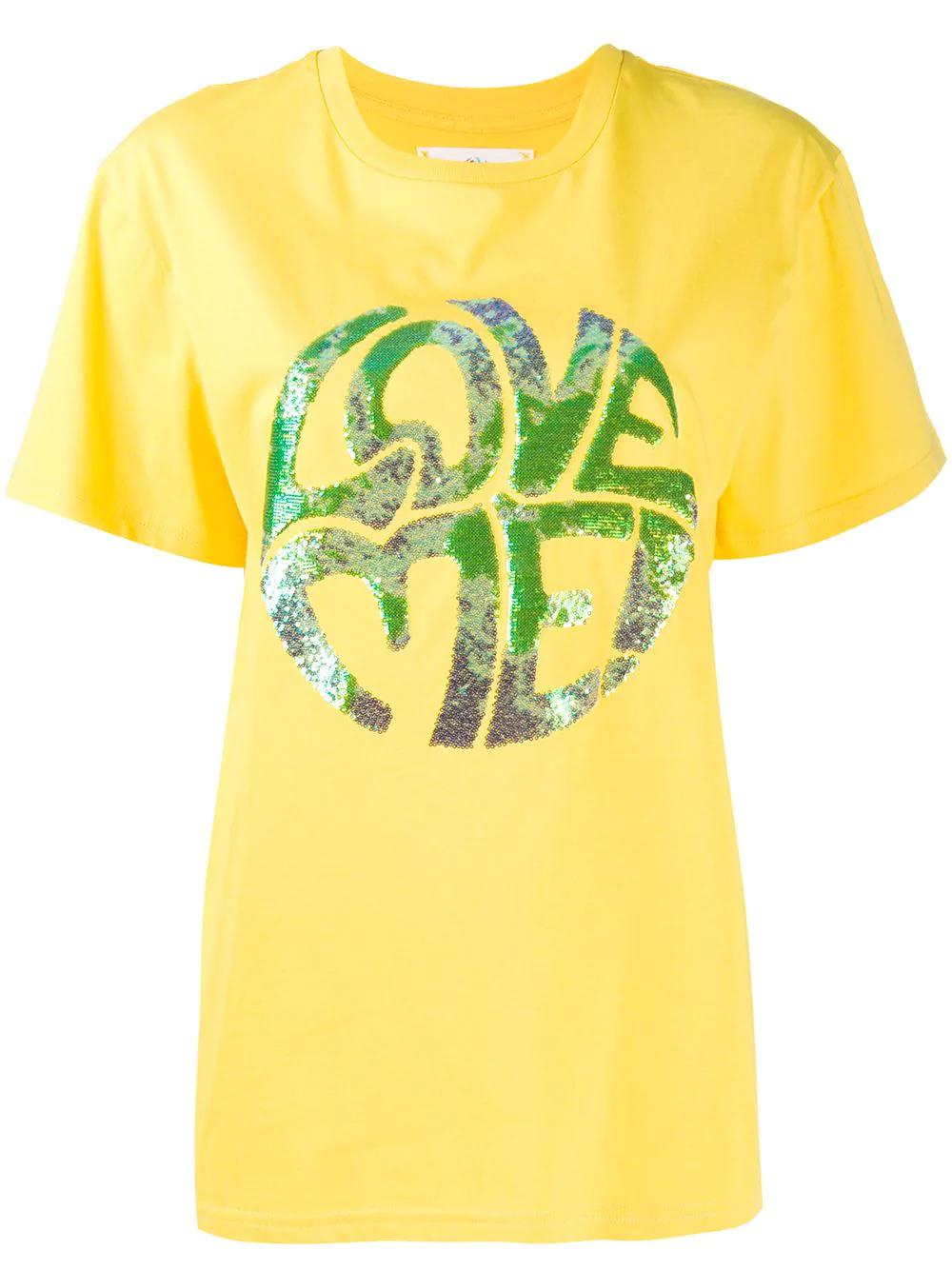 sequinned print T-shirt by ALBERTA FERRETTI