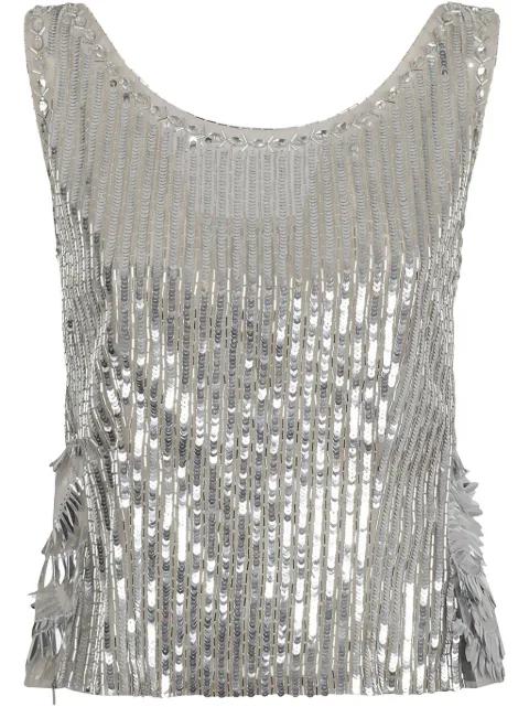 sequinned top by ALBERTA FERRETTI