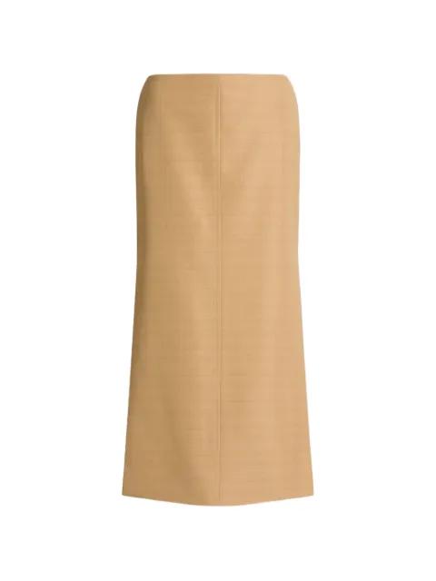 side-slit midi skirt by ALBERTA FERRETTI