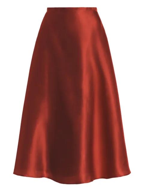 silk midi skirt by ALBERTA FERRETTI