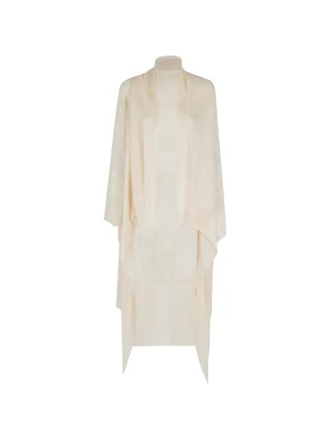 silk-organza duster coat by ALBERTA FERRETTI