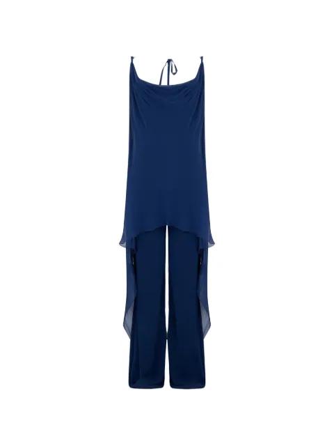 sleeveless layered jumpsuit by ALBERTA FERRETTI