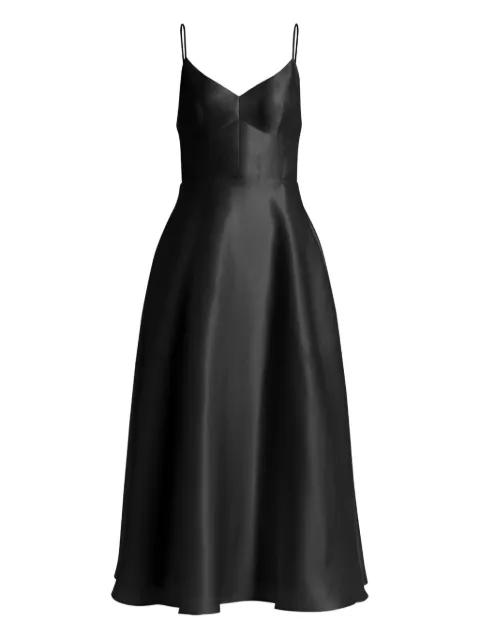 spaghetti-strap midi dress by ALBERTA FERRETTI
