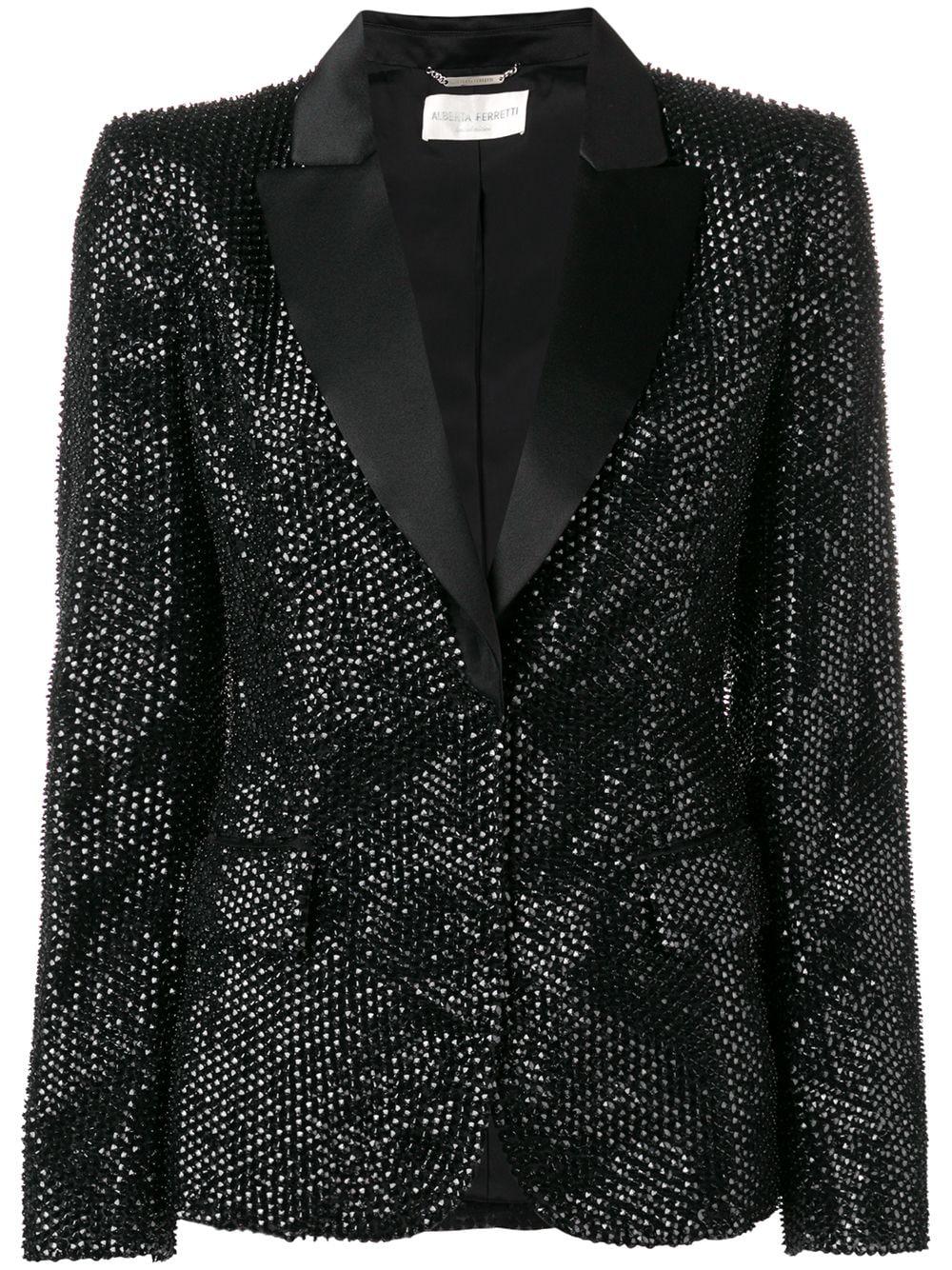 stud-embellished blazer by ALBERTA FERRETTI