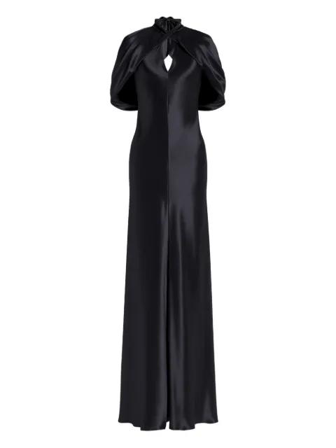 tie-fastening maxi dress by ALBERTA FERRETTI