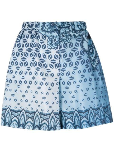 tonal-design shorts by ALBERTA FERRETTI