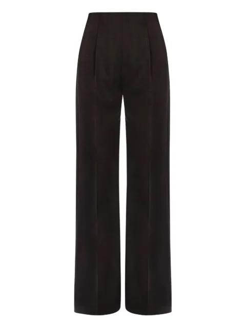virgin-wool high-waisted pants by ALBERTA FERRETTI