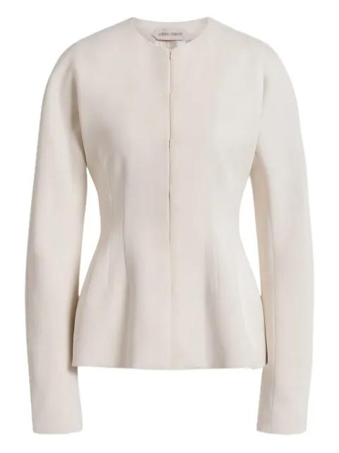 zip-fastening caddy jacket by ALBERTA FERRETTI
