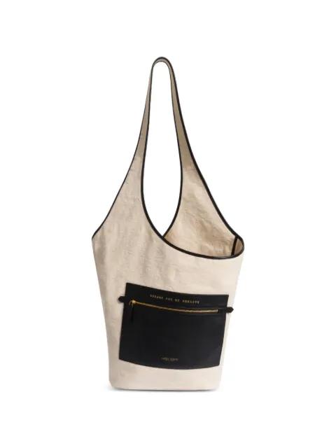 zipped pocket shoulder bag by ALBERTA FERRETTI