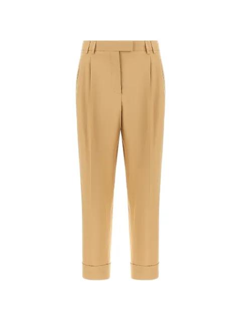 Albertino pleated cotton trousers by ALBERTO BIANI