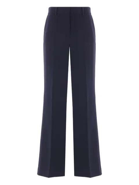 central-crease flared trousers by ALBERTO BIANI