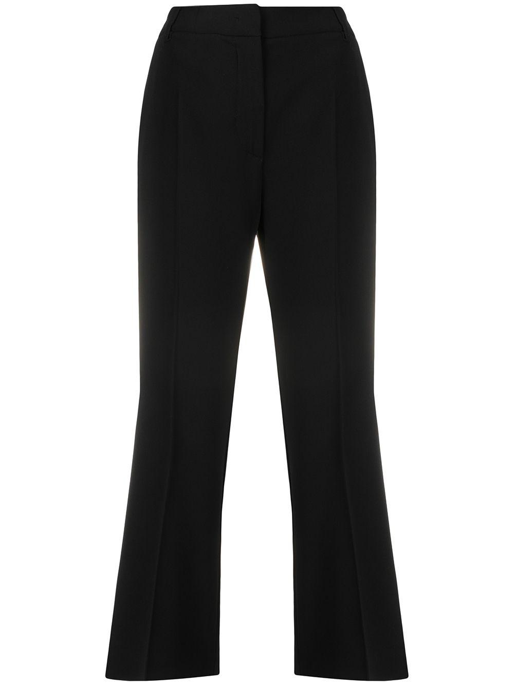 cropped bootcut trousers by ALBERTO BIANI