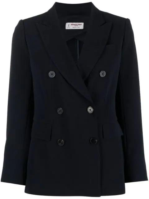 double-breasted tailored blazer by ALBERTO BIANI