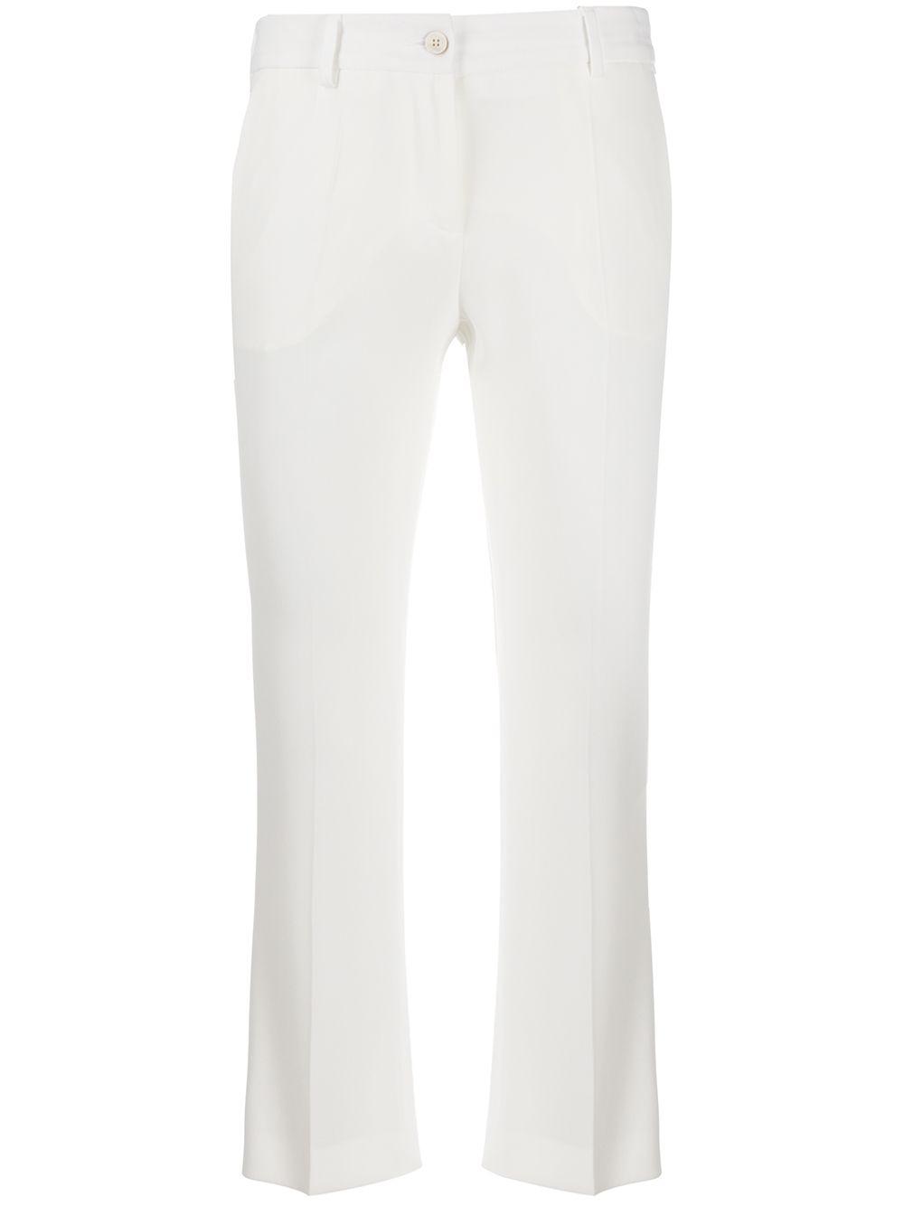 flared skinny trousers by ALBERTO BIANI