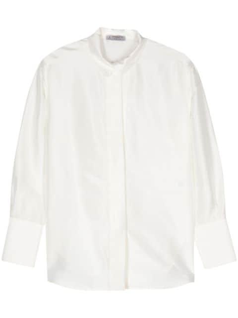long-sleeve silk shirt by ALBERTO BIANI