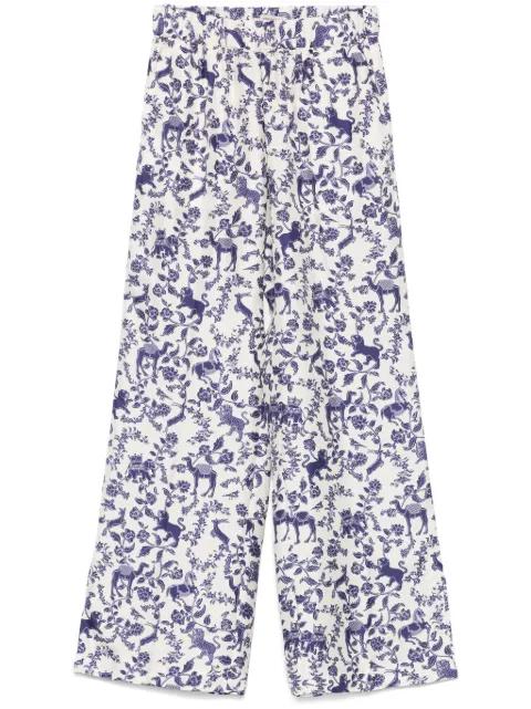 printed trousers by ALBERTO BIANI