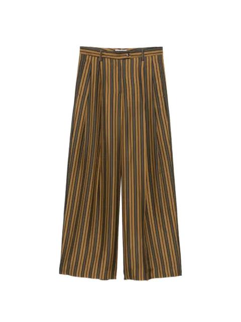 vertical-stripe trousers by ALBERTO BIANI