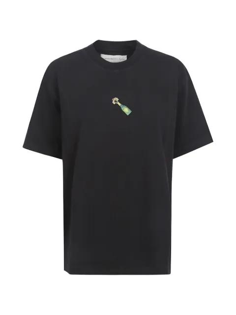 embroidered-motif T-shirt by ALBERTO BRESCI