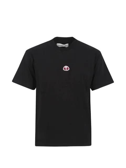 embroidered-motif T-shirt by ALBERTO BRESCI