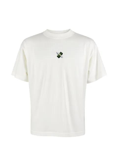 logo-patch embroidered T-shirt by ALBERTO BRESCI