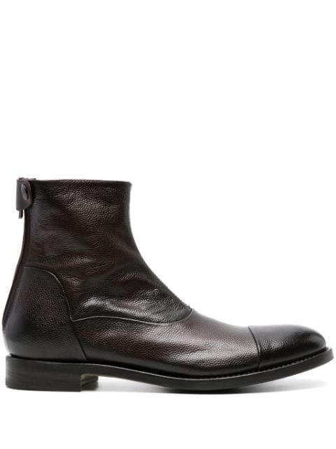Abel leather ankle boots by ALBERTO FASCIANI