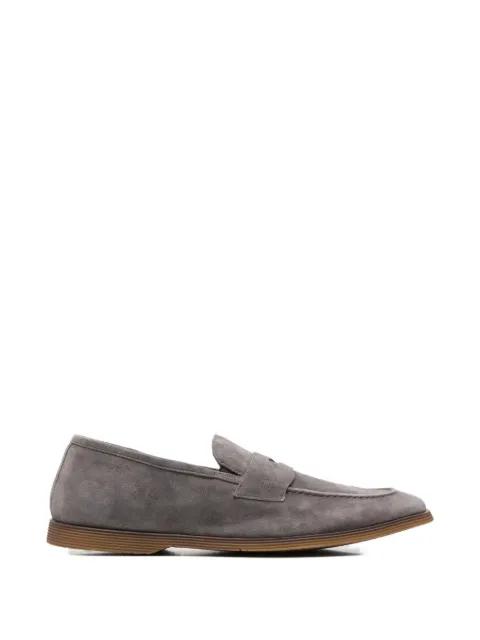 penny-slot almond-toe loafers by ALBERTO GOZZI