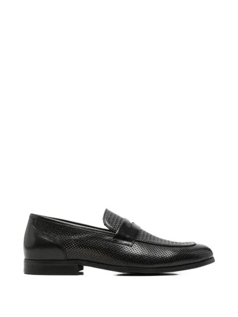 perforated woven-effect loafers by ALBERTO GOZZI