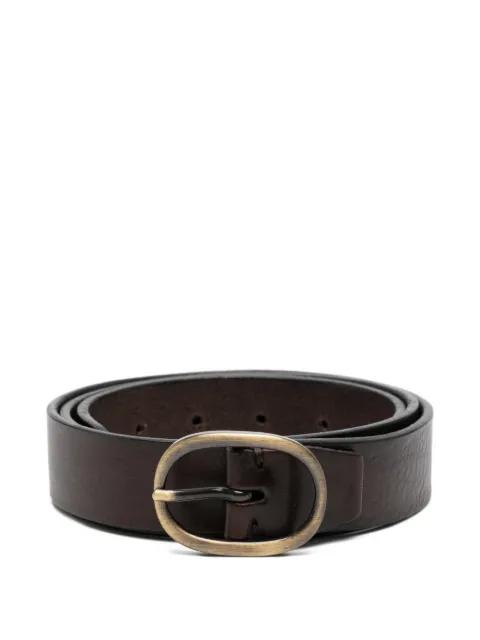 oval buckle belt by ALBERTO LUTI